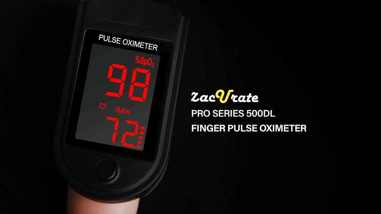 Zacurate 500DL Pro Series Fingertip Pulse Oximeter - Online Product ...