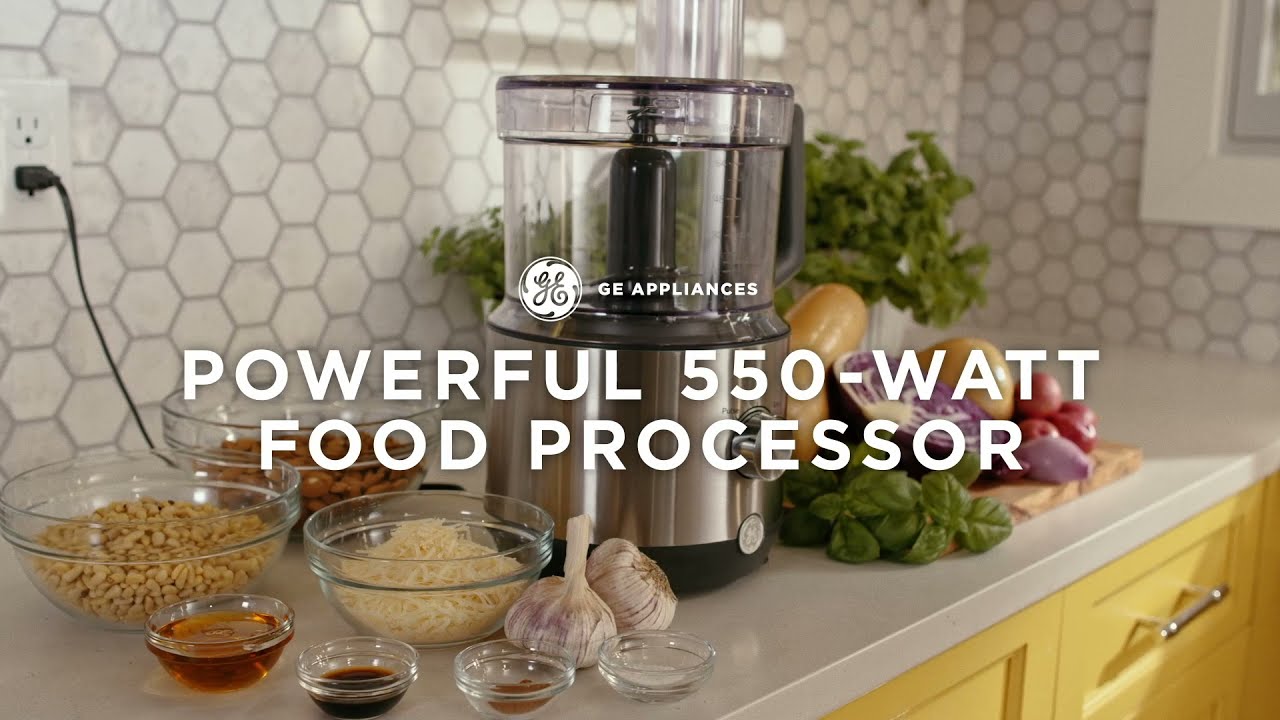 GE Appliances Powerful 550-Watt Food Processor